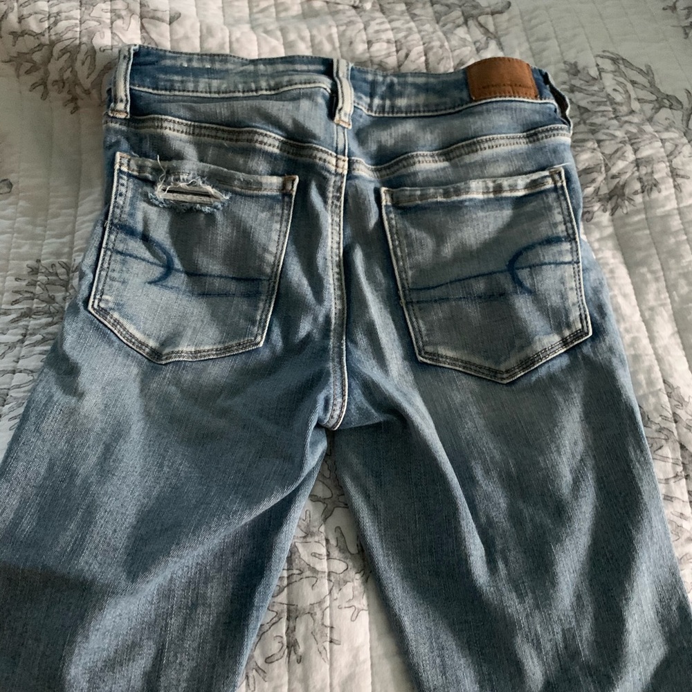 AE ripped skinny jeans